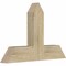 Ekena Millwork Portland Rough Sawn Timber Gable Bracket, Douglas Fir, 36"W x 24"H x 4"D x 6"F, 16/12 Pitch GBW036X24X0406POR00RDF - alternate 5